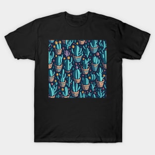 cute cactus pattern T-Shirt